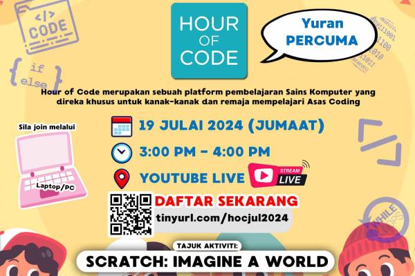 Jom Belajar Asas Coding HOC Julai 2024